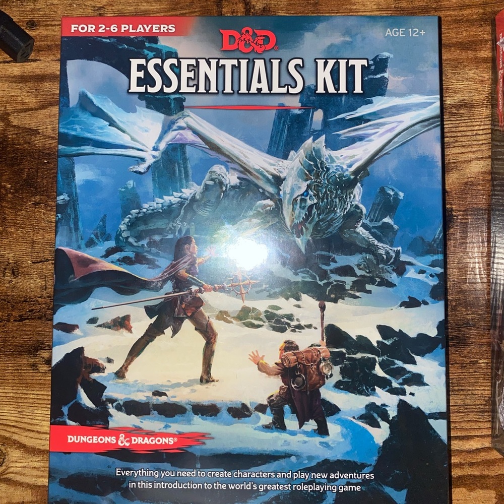 Dungeons and Dragons essentials kit game